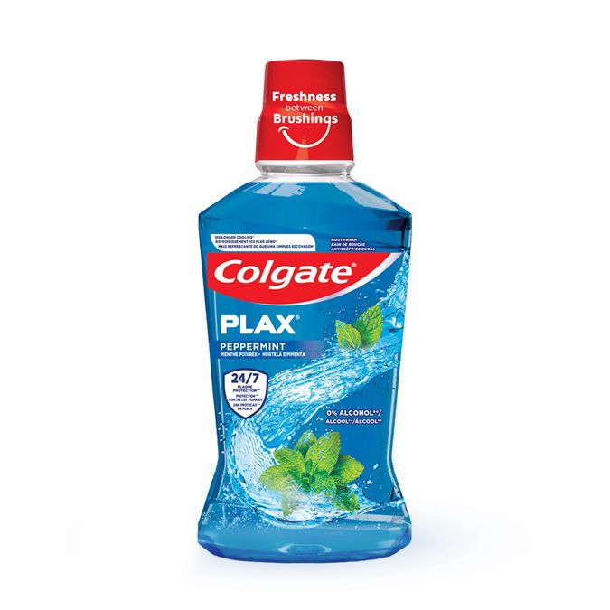 Colgate Plax Peppermint - Bain de Bouche Menthe Poivrée 500 ml