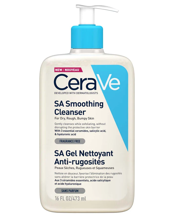 CeraVe SA Smoothing Cleanser Anti-Rugosités 473 ml